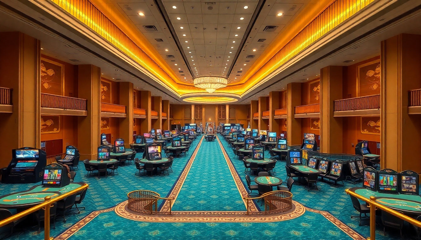 Interior view of the main gaming floor